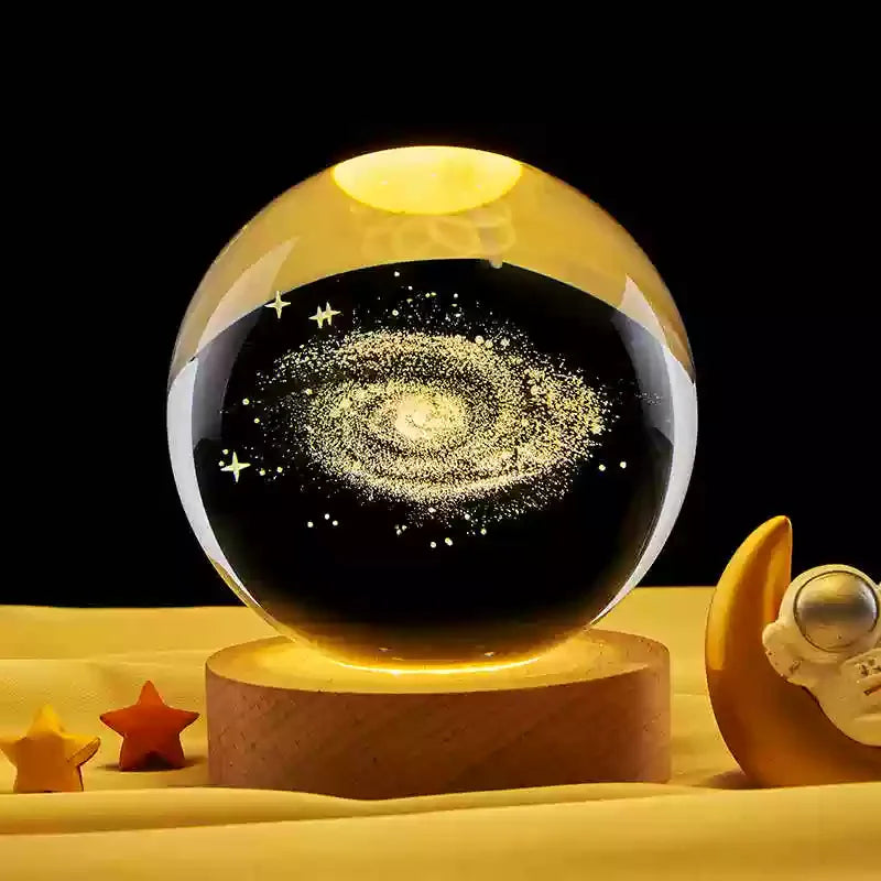 Lámpara Galaxia de Cristal